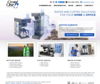 CCBW.com(Crystal Clear Water Company) Screenshot