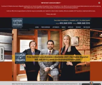 CCC-Law.com(Annapolis Personal Injury Lawyers) Screenshot