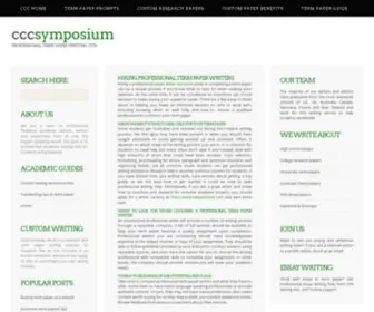 CCC-SYmposium.org(CCC SYmposium) Screenshot