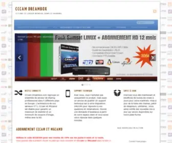 CCCam-Dreambox.com(CCcam Dreambox) Screenshot