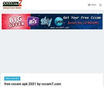 CCCam7.com(Best CCcam Clines in Europe for all satellite) Screenshot