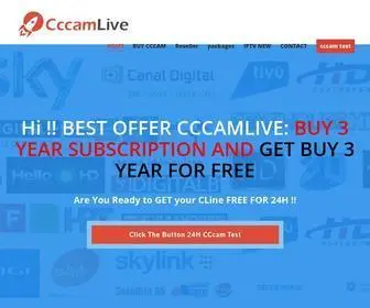 CCCamlive.com(Free cccam line) Screenshot
