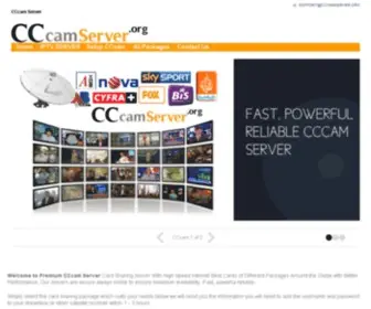 CCCamserver.org(Cheap Premium Multiroom Lifetime CCcam Server) Screenshot