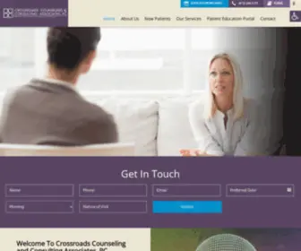 CCCapgh.com(TMS Therapy & Mental Health in McMurray and Moon) Screenshot