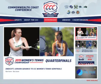 CCCathletics.com(Commonwealth Coast Conference) Screenshot