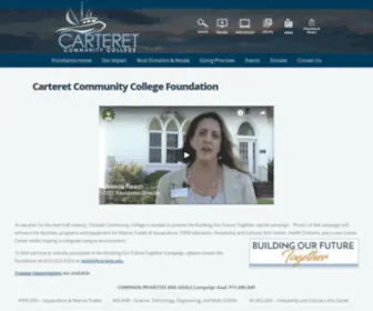 CCCfoundation.org(Carteret Community College) Screenshot