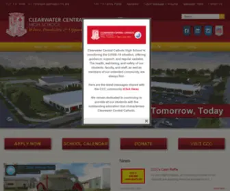 CCCHS.org(Clearwater Central Catholic High School) Screenshot