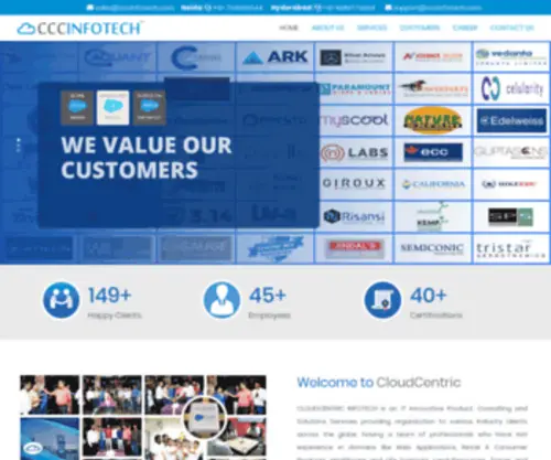 CCCinfotech.com(CRM Consulting) Screenshot