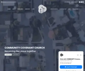 CCCKS.org(COMMUNITY Covenant Church) Screenshot