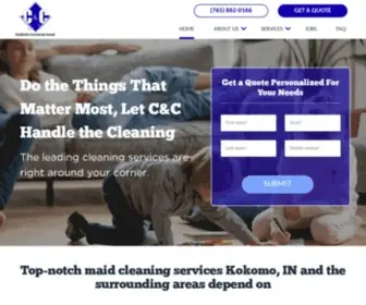 CCCleanindiana.com(Central Indiana Cleaning Service) Screenshot