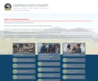 CCClerkrec.us(Contra Costa County) Screenshot