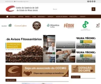 CCCMG.com.br(Centro do Comércio de Café do Estado de Minas Gerais) Screenshot