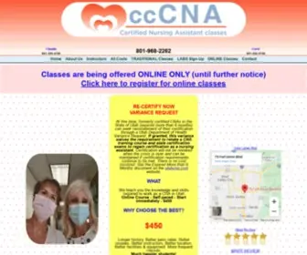 CCCna.com(Utah CNA) Screenshot