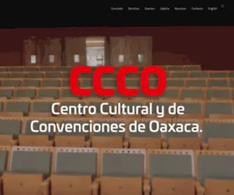 CCCoaxaca.com(Centro Cultural y de Convenciones de Oaxaca) Screenshot