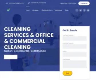 CCCommercialcleaning.com.au(Commercial Cleaning in Melbourne) Screenshot