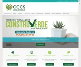 CCCS.org.co(Consejo Colombiano de Construcción Sostenible) Screenshot