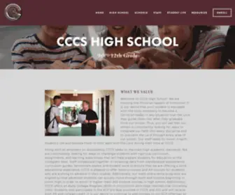 CCCsdowneyhighschool.org(CCCS High School) Screenshot