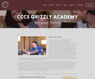 CCCSgrizzlyacademy.org(CCCS Grizzly Academy) Screenshot