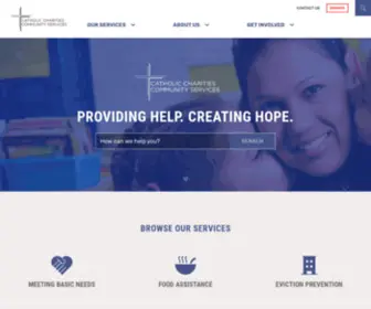 CCCSNY.org(Catholic Charities Community Services) Screenshot