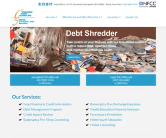 CCCsoftheozarks.org(Consumer Credit Counseling) Screenshot