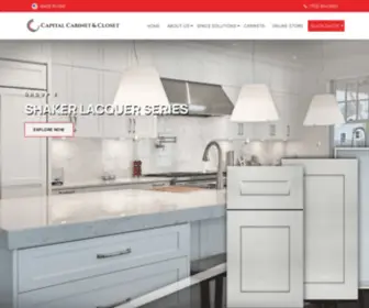 CCCsusa.com(Capital Cabinet & Closet) Screenshot