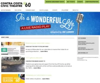 CCCT.org(Contra Costa Civic Theatre) Screenshot