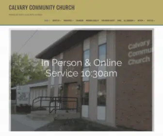 CCCyellowknife.ca(Calvary Community Church) Screenshot