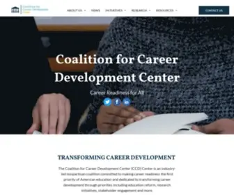 CCD-Center.org(Coalition for Career Development Center) Screenshot