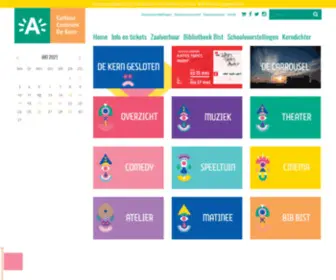 CCDekern.be(Cultuurcentrum De Kern biedt een staalkaart aan van wat er in ons land allemaal gemaakt wordt) Screenshot