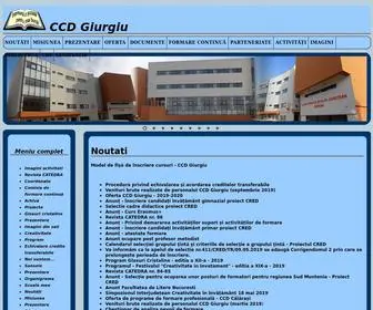 CCDgiurgiu.ro(Noutati-CCD Giurgiu) Screenshot