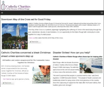 CCDiobr.org(Catholic Charities Diocese of Baton Rouge) Screenshot