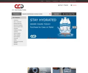 CCDistributors.com(CC Distributors) Screenshot