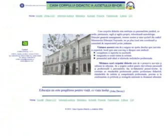 CCDoradea.ro(Casa Corpului Didactic a Județului Bihor) Screenshot