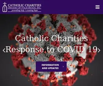 CCDPB.org(Catholic Charities of the Diocese of Palm Beach) Screenshot