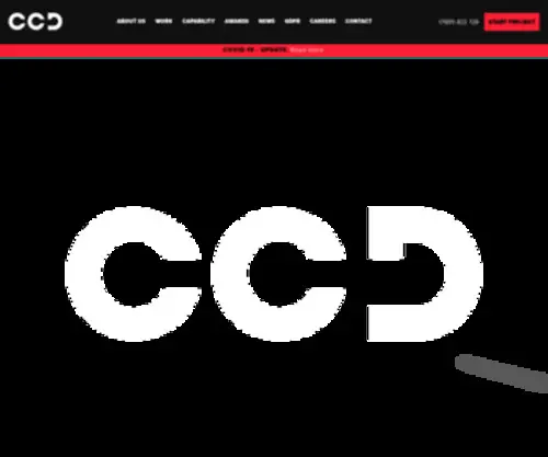 CCDstudios.com(Brand, Website & App Design) Screenshot