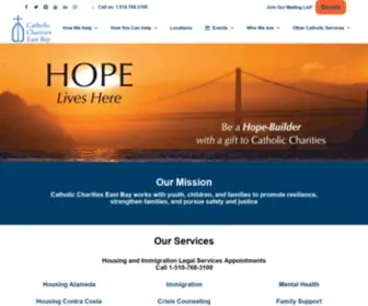 CCeb.org(Catholic Charities of the East Bay) Screenshot