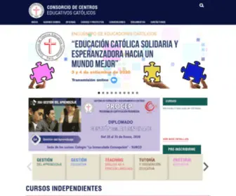 CCec.edu.pe(Consorcio de Centros Educativos Católicos) Screenshot