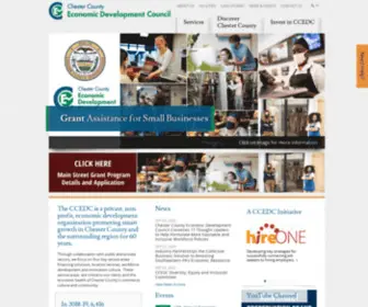 CCedcPa.com(Chester County Economic Development Council) Screenshot
