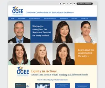 CCee-CA.org(California Collaborative for Educational Excellence) Screenshot