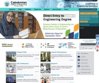 CCE.edu.om(Caledonian College of Engineering) Screenshot