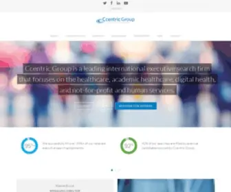 CCentricGroup.com(Ccentric Executive Search) Screenshot