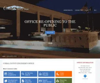 CCeo.org(Comal County Engineer's Office) Screenshot