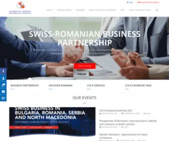 CCer.ro(The Chamber of Commerce Switzerland) Screenshot