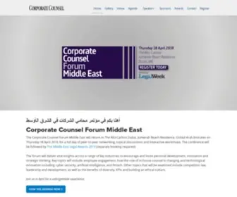 CCF-Middleeast.com(Corporate Counsel Forum Middle EastCCFME)) Screenshot