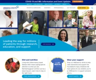 CCfa.org(The Crohn’s & Colitis Foundation of America (CCFA)) Screenshot