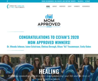 CCfam.com(Center for Counseling & Family Relationships) Screenshot