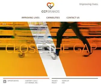 CCFbrands.com(CCF Brands) Screenshot