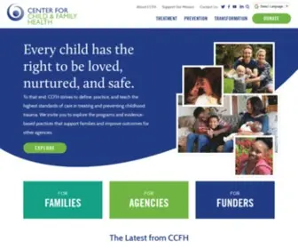 CCFHNC.org(Center for Child & Family Health) Screenshot