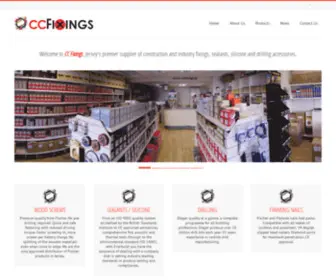 CCfixings.je(Jersey's premier supplier of construction and industry fixings) Screenshot