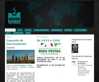 CCfmoz.com(Centre Culturel Franco) Screenshot